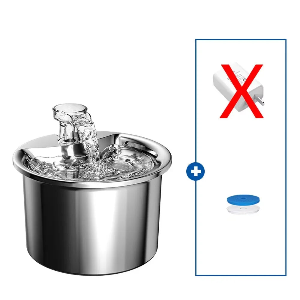 304 Stainless Steel Best Detachable Design Encouraging Hydration Pet Water Dispenser With Sensor Cat Dog Water Dispenser