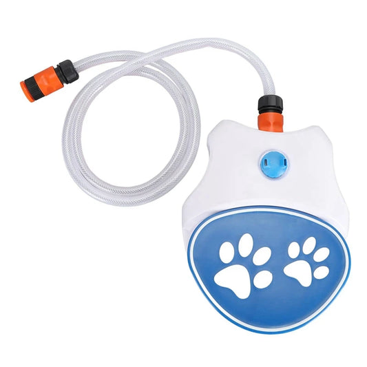 New Pet Drinking Fountain Pedal-Operated Sprinkler - Promotes Hydration, Automatic Pet Drinking System, Easy Installation