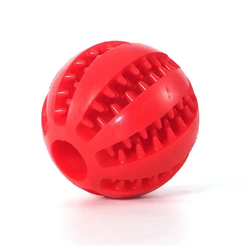 Dog Food Ball Pet Dog Toy Interactive Rubber Balls for Small Large Dogs Puppy Cat Chewing Toys Pet Tooth Cleaning