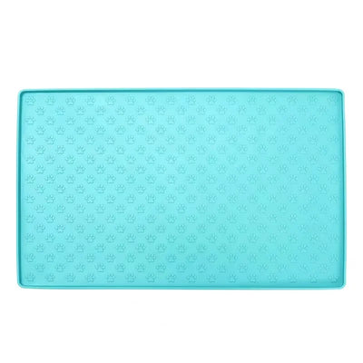 Pet Placemat Cat Dog Drinking Feeding Placemat Feeder Mats Cat Feed Mat Dog Food bowl Mat Silicone Waterproof Pet Bowl Pad