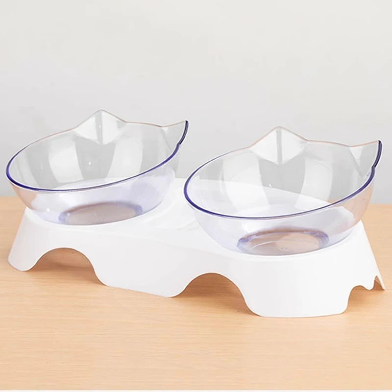 Non-Slip Double Cat Bowl Dog Bowl With Stand Pet Feeding Cat Water Bowl For Cats Food Pet Bowls For Dogs Feeder Product Supplies