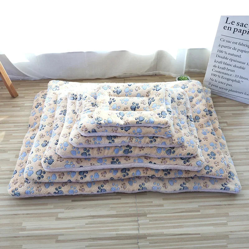 Double-sided Pet Mat Mats Short Plush Pet Sleeping Bed for Cats Small Dogs Cute Pet Pad Blanket Warm Kitten Cushion Cat Sofa Bed