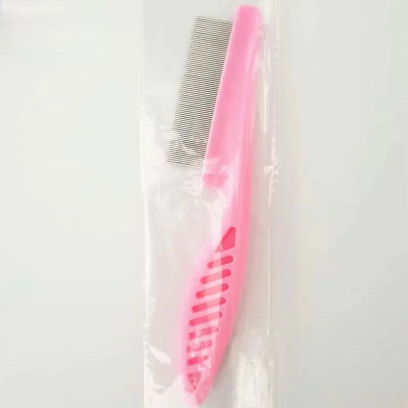 1/2pc Pet Hair Shedding Comb Stainless Steel Flea Comb for Cat Dog Pet Comfort Flea Hair Grooming Comb Dog Brush Grooming Tools