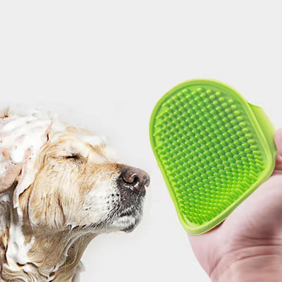 1PC Soft Rubber Dog Brush Comb Cat Bath Brush Rubber Glove Hair Fur Grooming Massage Brush For Dog Cats Pet Bath Supplies