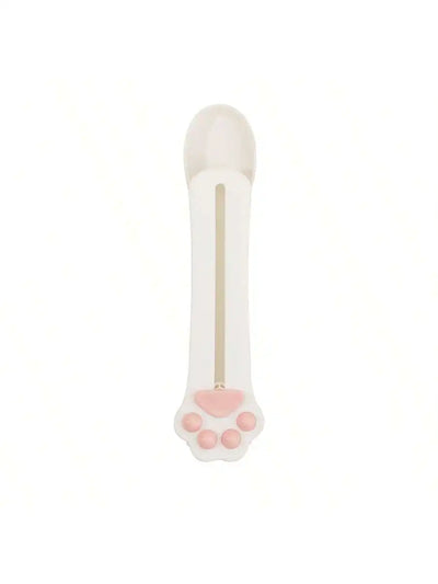 Cat Treat Dispenser Spoon, Pet Snack Feeding Spoon, Plastic Cat Treat Squeeze Spoon, Creamy Snack Extruder, Pet Feeding Tool for