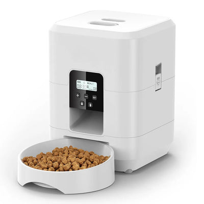 2l Button USB Automatic Pet Feeder Smart Cat Feeder Dog Slow Food Dispenser with Voice Timing Pet Feeding pet Supplie Food Bowl