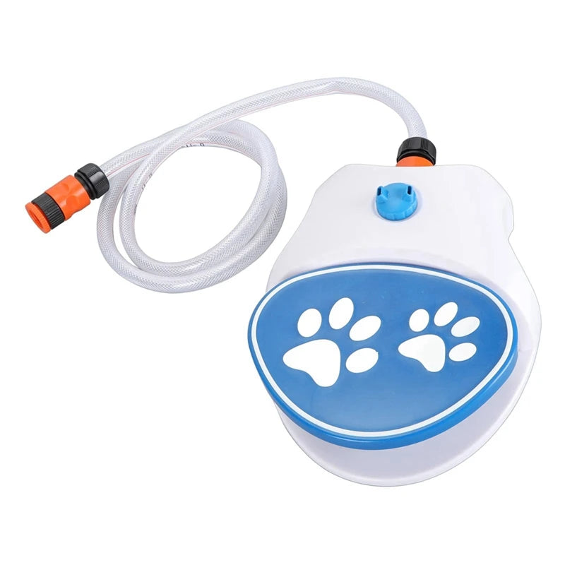 New Pet Drinking Fountain Pedal-Operated Sprinkler - Promotes Hydration, Automatic Pet Drinking System, Easy Installation