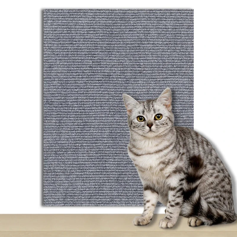 Self-Adhesive Carpet Cats Scratch Board Wall Anti Cat Scratch Sofa Diy Cats Scratch Board Sofa Protection Paws Sharpen Trimmable