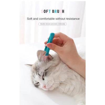 Pet Grooming Tools Cat Eyes Comb Pet Tear Stain Remover Comb Cleaning Brush for Small Cat Dog