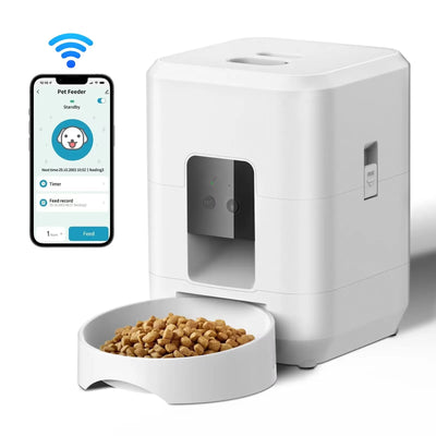 2l Button USB Automatic Pet Feeder Smart Cat Feeder Dog Slow Food Dispenser with Voice Timing Pet Feeding pet Supplie Food Bowl