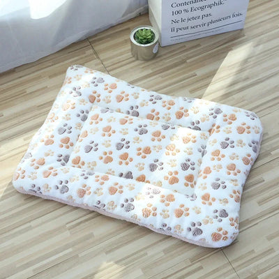 Double-sided Pet Mat Mats Short Plush Pet Sleeping Bed for Cats Small Dogs Cute Pet Pad Blanket Warm Kitten Cushion Cat Sofa Bed