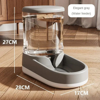 Pet Automatic Feeder Cat Food Bowl Things for Cats Puppy Bowl Feeding Watering Supplies Drinker Dog Food Storage Dispenser