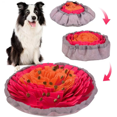 Washable Felt Pet Sniffing Pad Foldable Dog Slow Feeding Mat Toy Dog Training Snuff mat