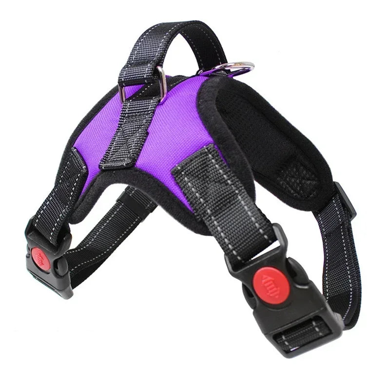 Saddle Dog Harness Reflective Adjustable Pet Harness No Pull Walking Training Small Medium Large Big Dogs Chest Strap Product